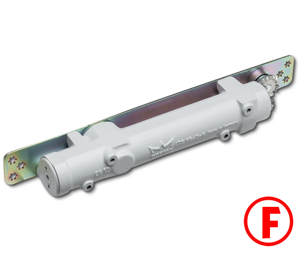 Oben-Türschließer DORMA ITS 96, ohne Gleitschiene, Aluminium