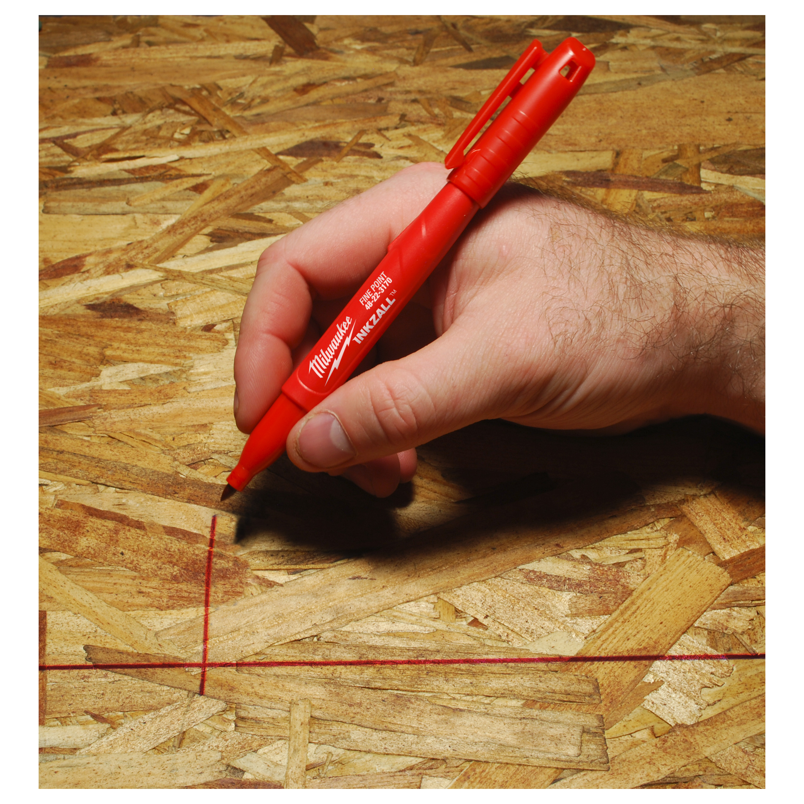 Milwaukee Permanentmarker rot INKZALL feiner