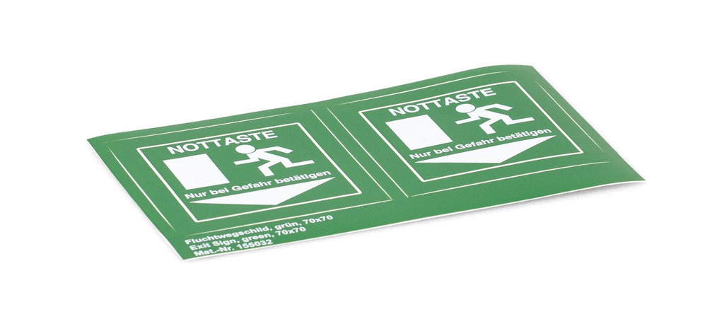 Fluchtwegschild GEZE Fluchtwegschild GEZE