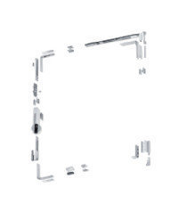 Grundkarton GEZE für Oberlichtbeschlag F 1200, Aluminium