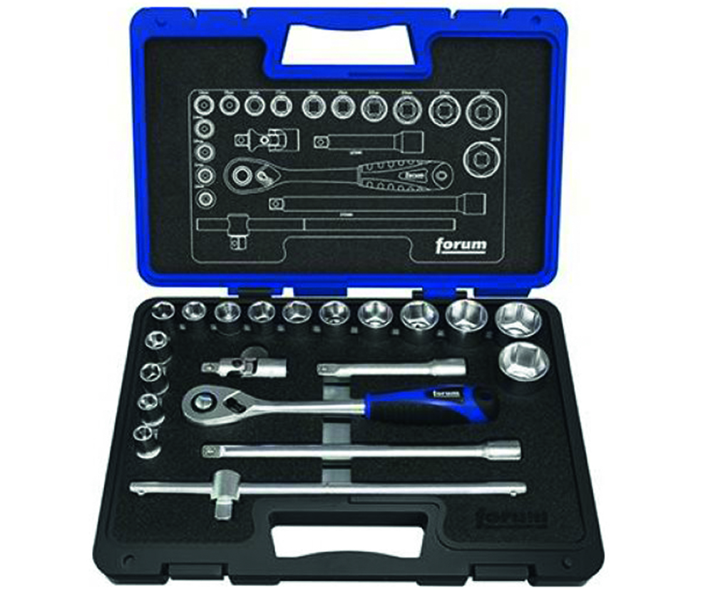 FORUM Steckschlüssel-Garnitur 1/2" - 20-teilig