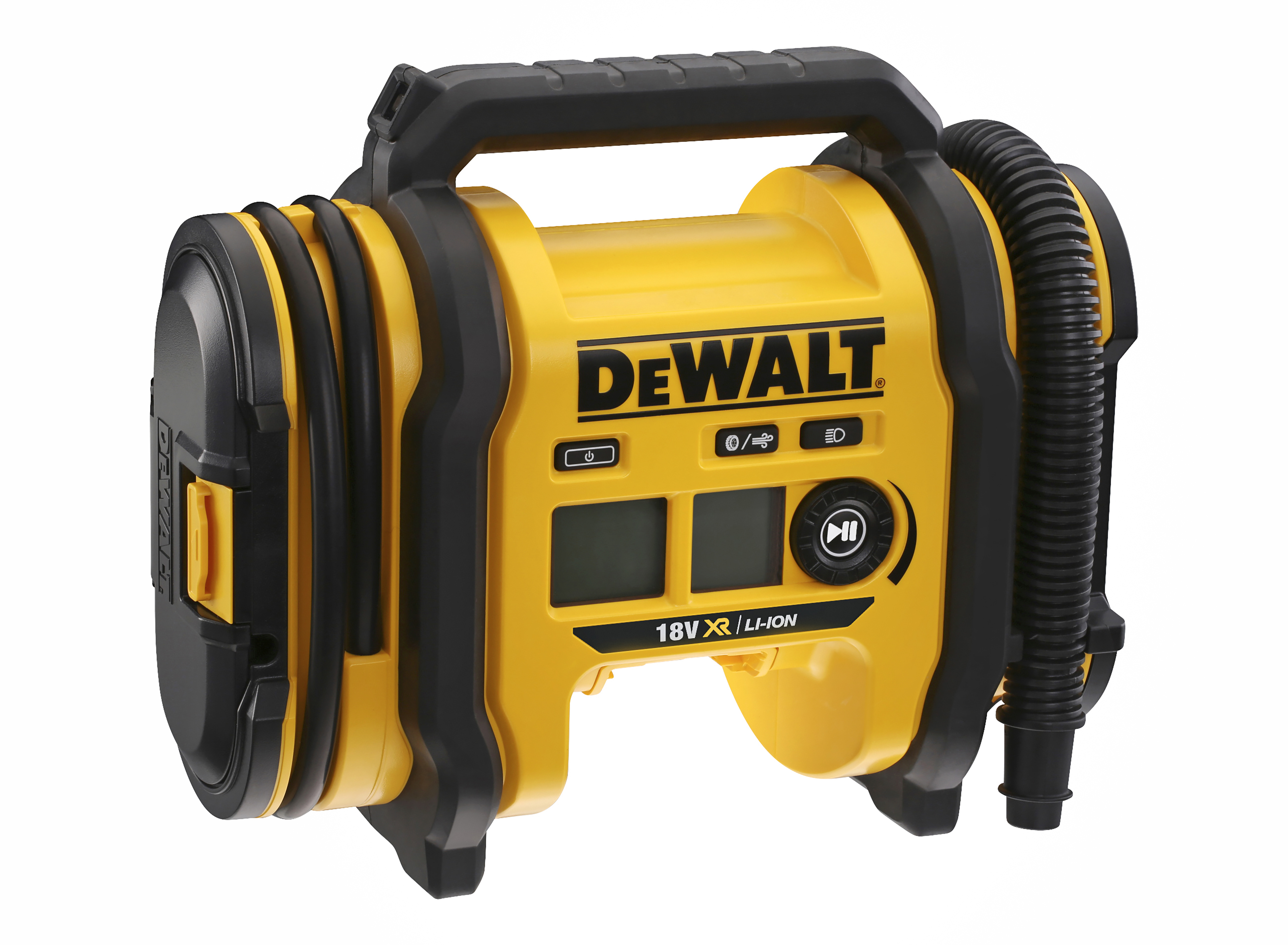 Bild 1 Heroshot 45° (WEB) Akku-Kompakt-Kompressor DEWALT
