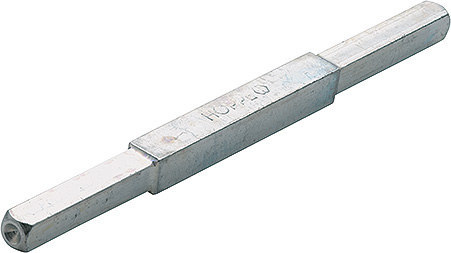HOPPE Vollvierkantstift, abgesetzt, Eisen