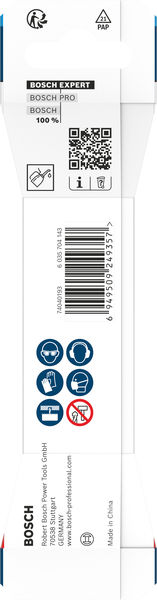 Produktbild Verpackung, bosch, produkt, etikett, barcode, symbole