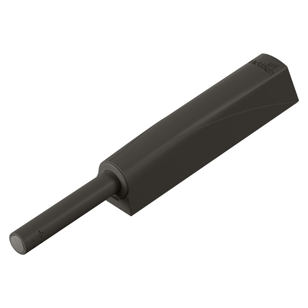 Hettich Möbel-Dämpfer, mit Push-to-open-Magnet, zum Anschrauben, Kunststoff anthrazit