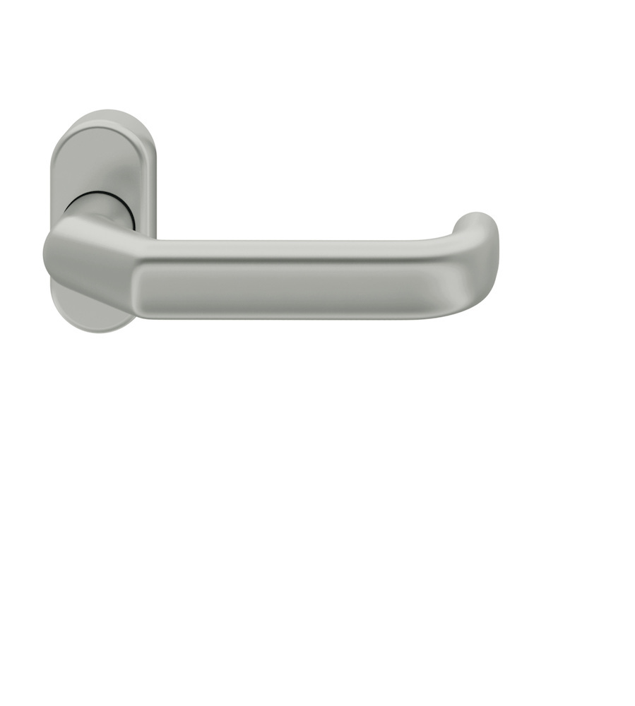 FSB FH-Drücker-Halbgarnitur ohne Schlüsselrosette 06 0662, oval, VK 9 mm, Aluminium