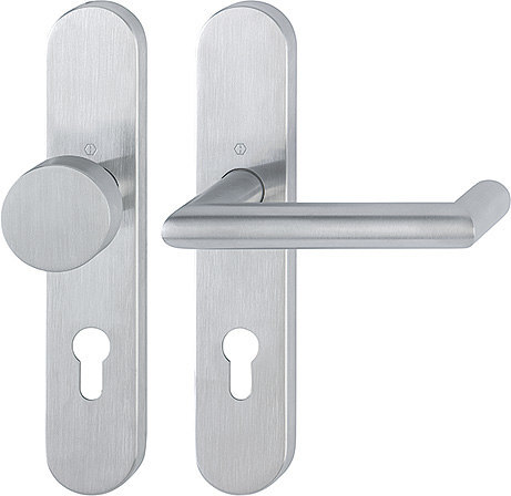 HOPPE FH Wechselgarnitur Rotterdam mit Langschild FS-E58/353H/1401, Edelstahl