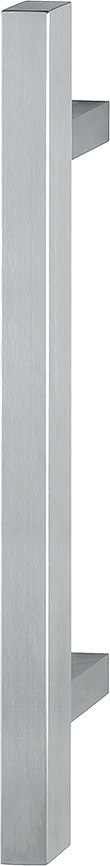 HOPPE Stoßgriff E5766,Befestigungsabstand 400,Länge 600,Durchmesser 35x35,F69