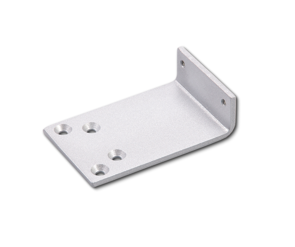 Rahmenplatte GEZE für Gestänge für TS 4000/2000, Aluminium