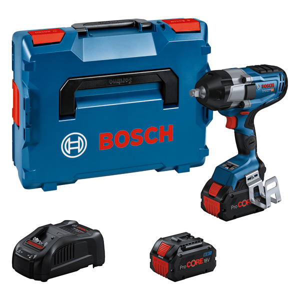 Bosch Akku-Drehschlagschrauber GDS 18V-1000 C: 2x Akku ProCORE18V 8.0Ah in L-BOXX