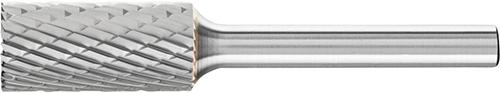 Hartmetall-Frässtift mit 6-mm-Schaft, Zylinderform ZYA-S, mit Stirnverzahnung, Zahnung 3 PLUS