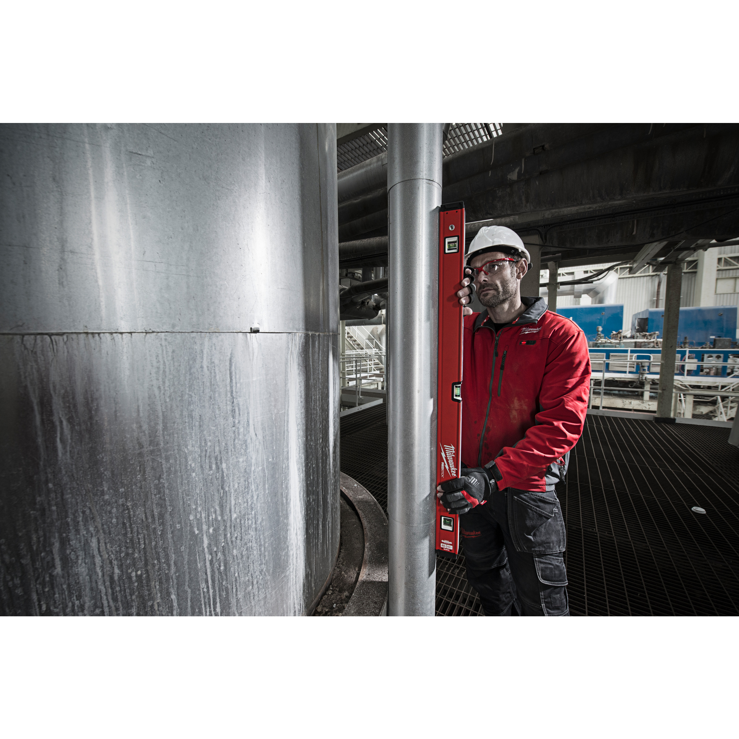 Milwaukee Wasserwaage 100 cm lang magnetisch REDSTICK Premium