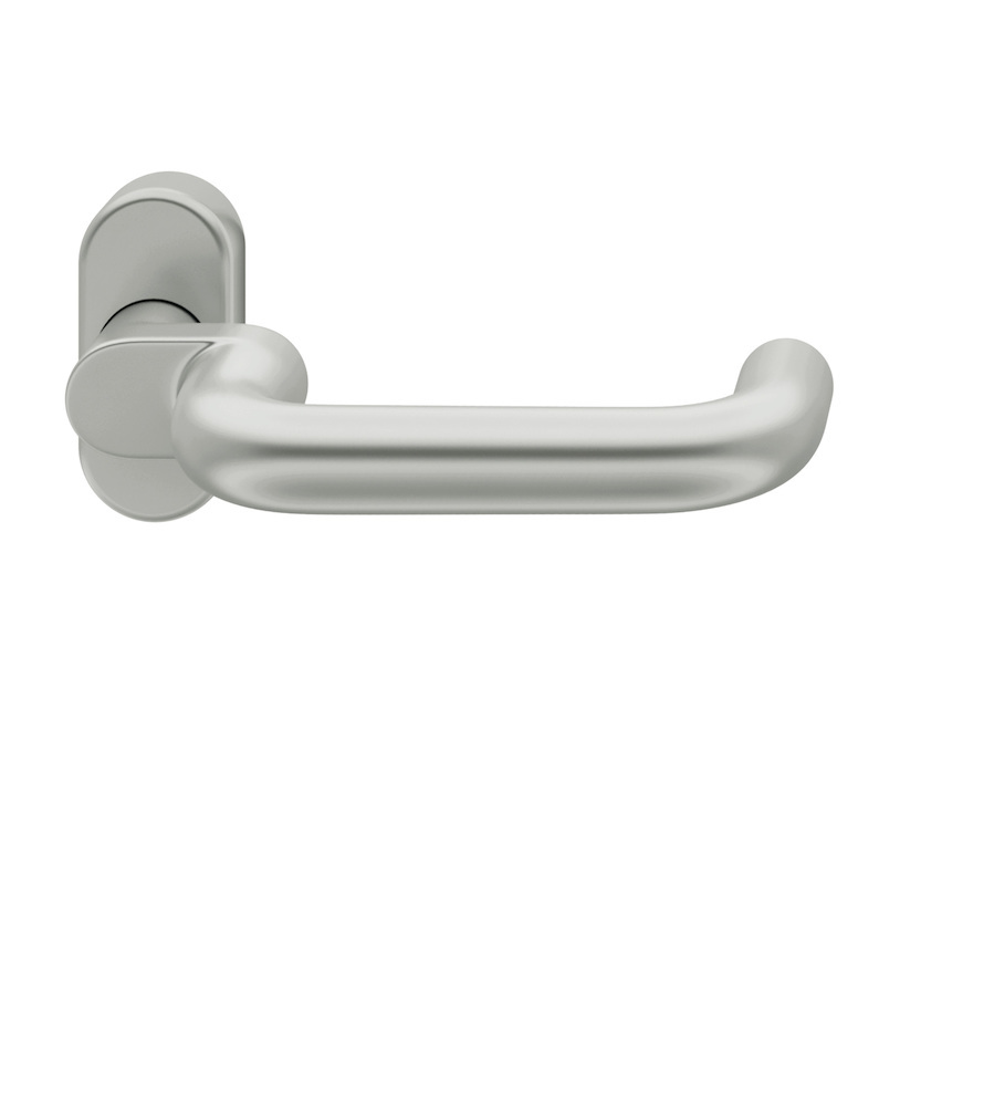 FSB Drücker-Halbgarnitur ohne Schlüsselrosette 06 1070, oval, VK 8, Aluminium