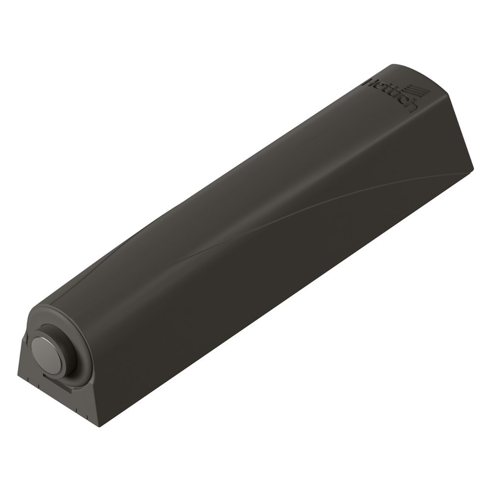 Hettich Möbel-Dämpfer, mit Push-to-open-Magnet, zum Anschrauben, Kunststoff anthrazit