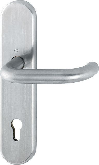 HOPPE Drücker-Halbgarnitur Paris mit Langschild E138F/3310, 10/92 mm, Edelstahl