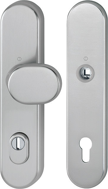 HOPPE Sicherheits-Wechselgarnitur 86G/3332ZA/3310,LS oval,15mm,ES1,ZA/PZ92/10/8,F9,TS67-77