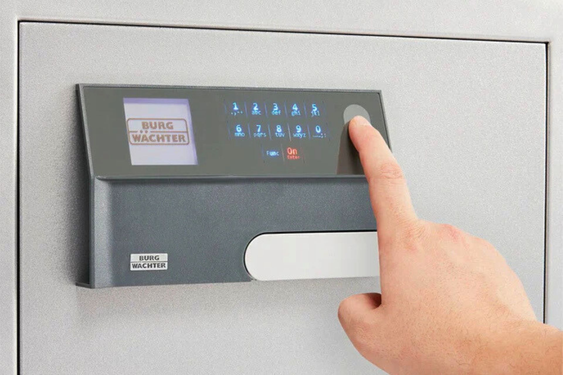 Burg-Wächter Tresor mit Pin-Code und Fingerscan Person, Sicherheit, Person, Sicherheit