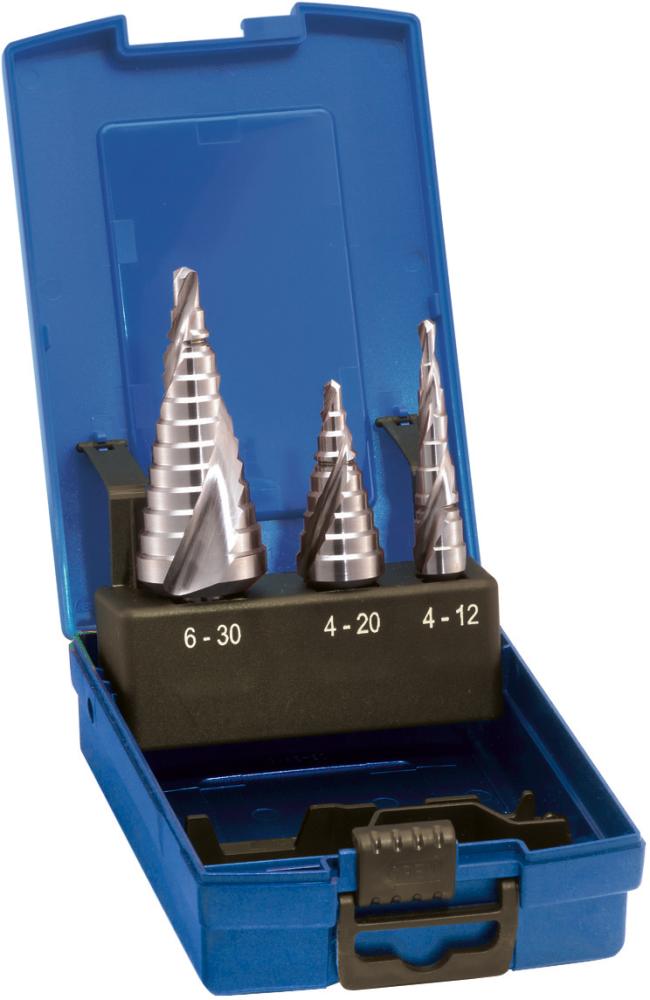 FORUM Stufenbohrer  Satz.HSS spiralg. 4-30,00mm