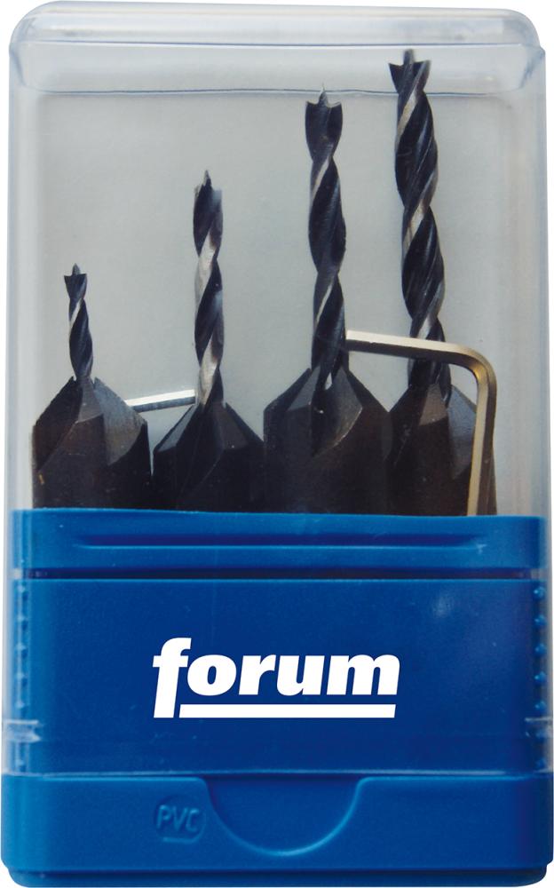 FORUM Aufsteckversenkersatz  HS mit Bohrer 4-tlg.