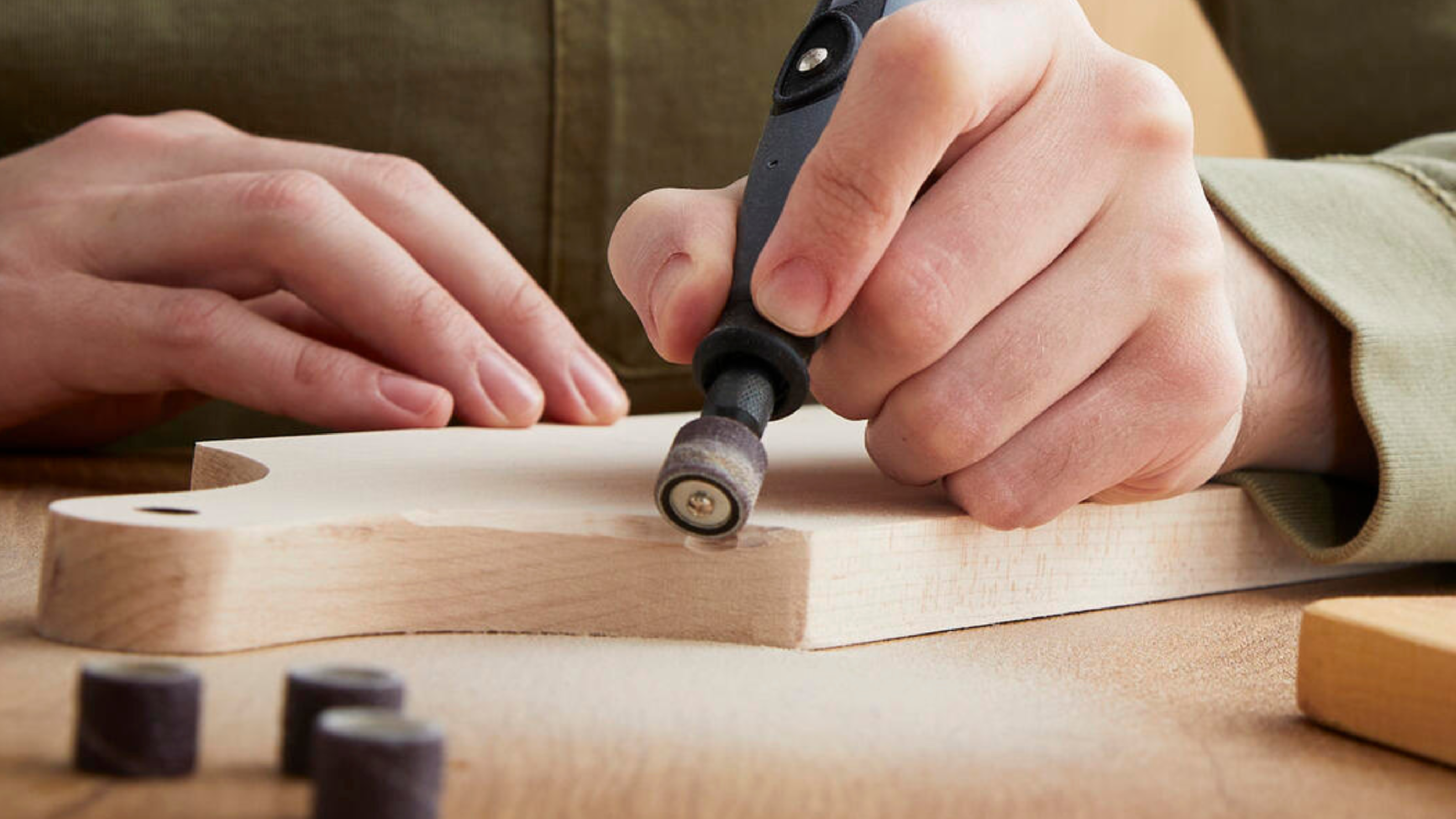 Anwendungsbild, Holzbearbeitung, Drehbank, Schnitzen, Bohrer, Handwerkzeug