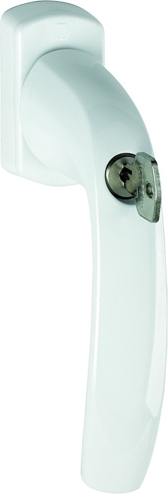 HOPPE Fenstergriff New York 0810S/U10, abschließbar, eckig,