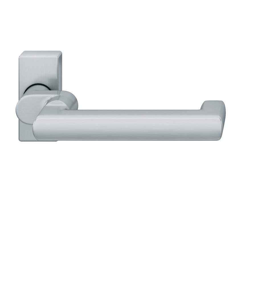 FSB FH Drücker-Halbgarnitur ohne Schlüsselrosette 06 1031, eckig, VK 9 mm, Aluminium