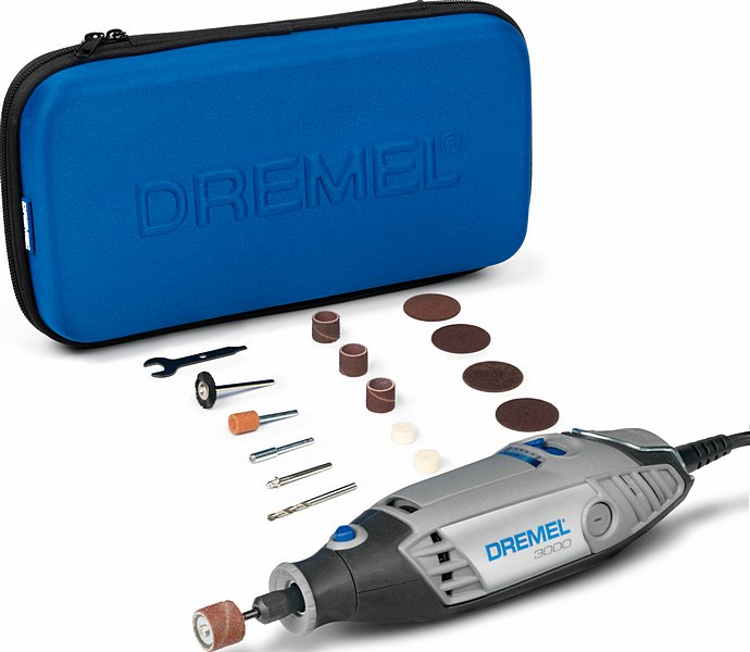 Dremel 3000-15 Multifunktionswerkzeug (130 W) mit 15 Zubehöre
