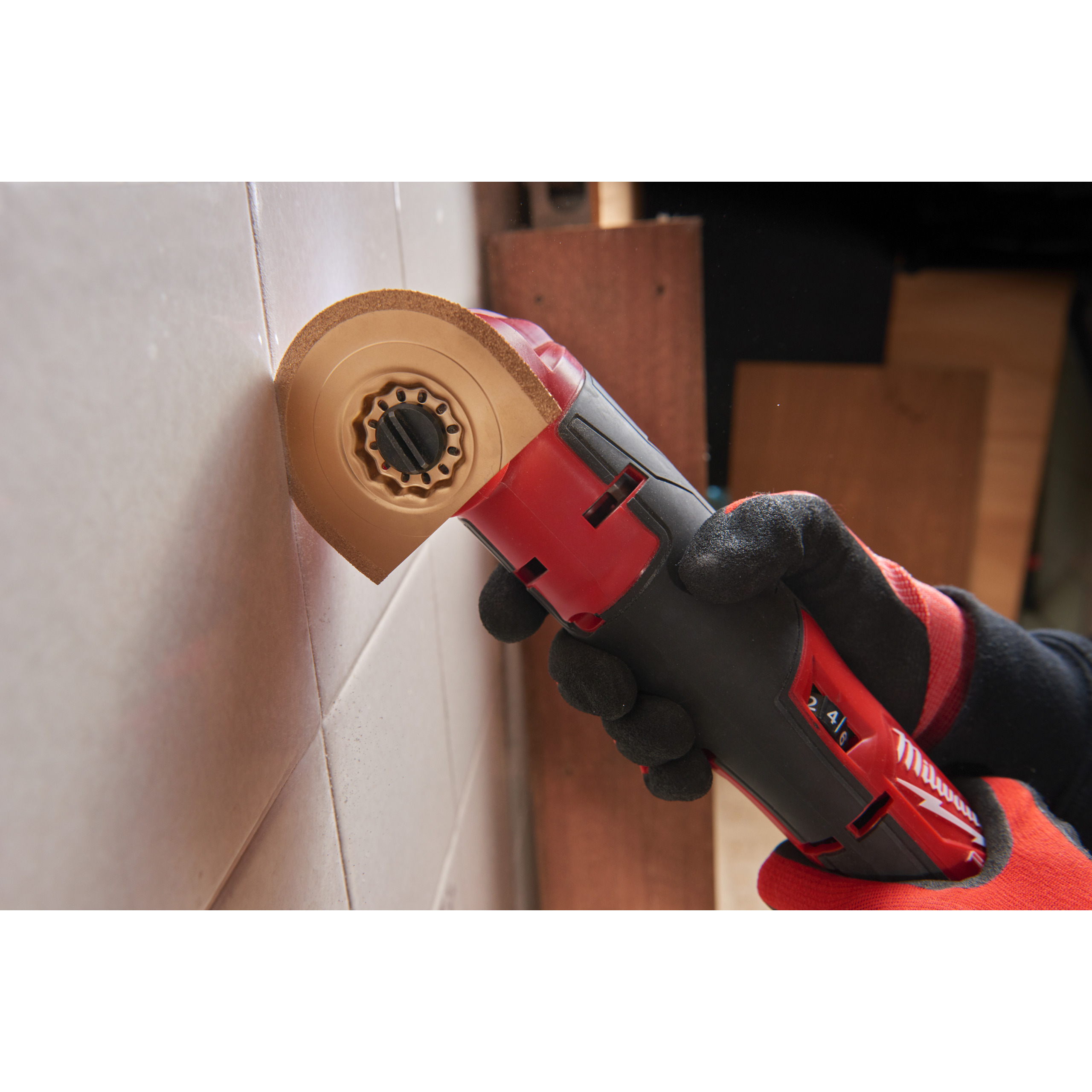 Milwaukee Sägeblatt 75 x 20 2,2 mm Multitool Starlock HM-bestückt zum Entfernen von Fugen