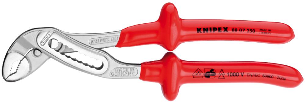 KNIPEX Wasserpumpenzange  Alligator VDE 250mm tauchisoliert