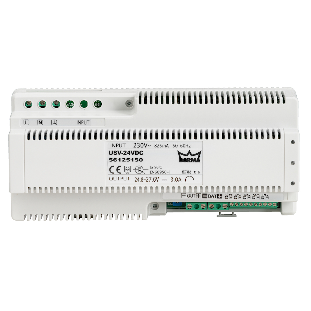 DIN-Schienen-Netzteil, 24VDC, Gleichstromversorgung, USV-24VDC, DORMA