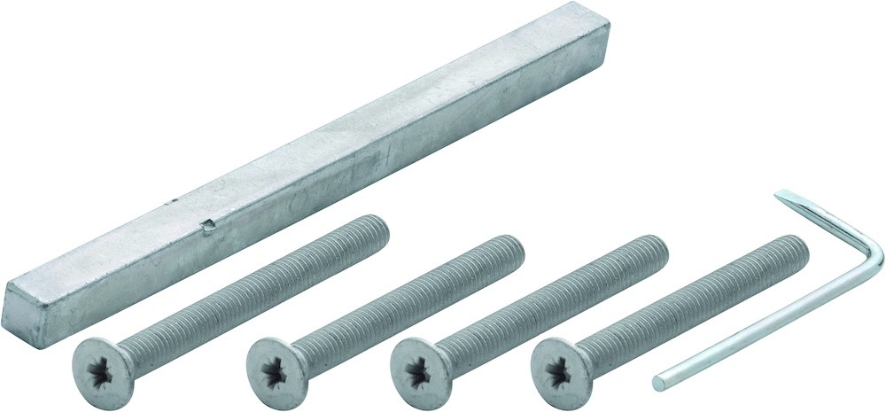 HOPPE Befestigungsset für Schutz-Türgriffgarnituren ES1/ES2 (Griff/Griff), VK 8 mm