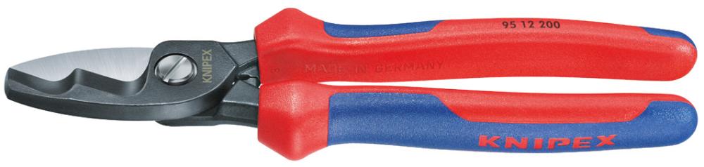 KNIPEX Kabelschere  mit Mehrkomponenten-Griffen 200mm