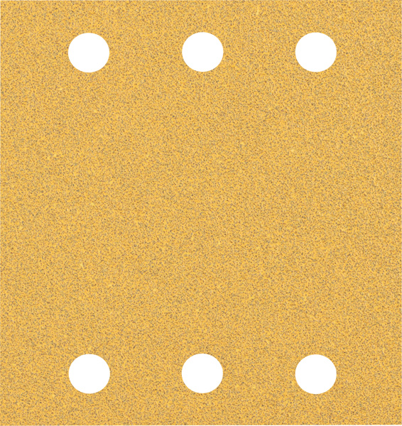 Bosch EXPERT C470 Schleifpapier, 6 Löcher für Schwingschleife, 115 x 107&nbsp;mm, K 60, 10er-Pack