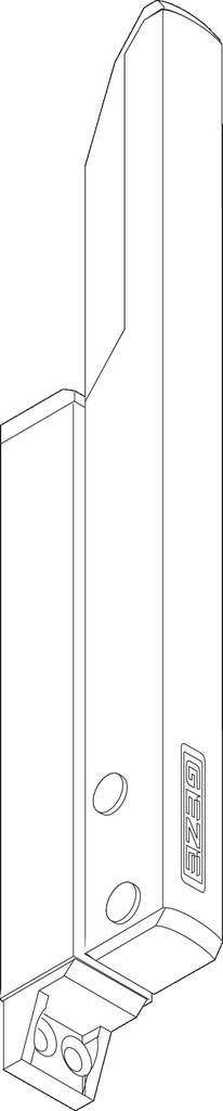 GEZE Oberlicht- Handhebel, OL 320