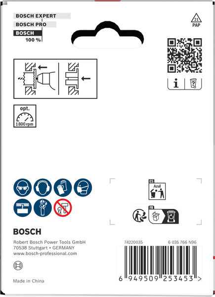 Produktbild Verpackung, 专业工具, 螺丝刀套装, 电动工具, 博世, 德国