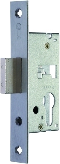 Produktbild Riegel-Einsteckschloss HELO 02 RSk, Flachstulp, Edelstahl