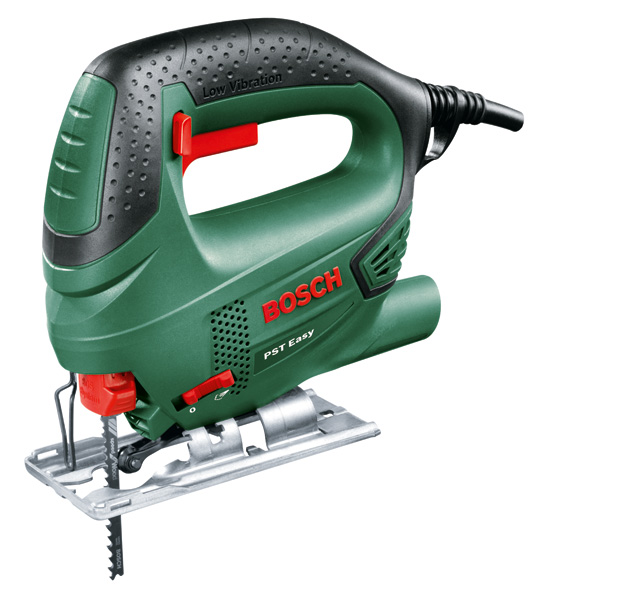 Produktbild, Stichsäge, Elektrische Säge, Bauwerkzeug, Holzschnitt, Grün/Schwarz