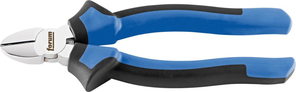 Seitenschneider aus Chrom-Vanadium-Stahl, Kopf poliert, Griffe mit Mehrkomponenten-Kunststoffhüllen