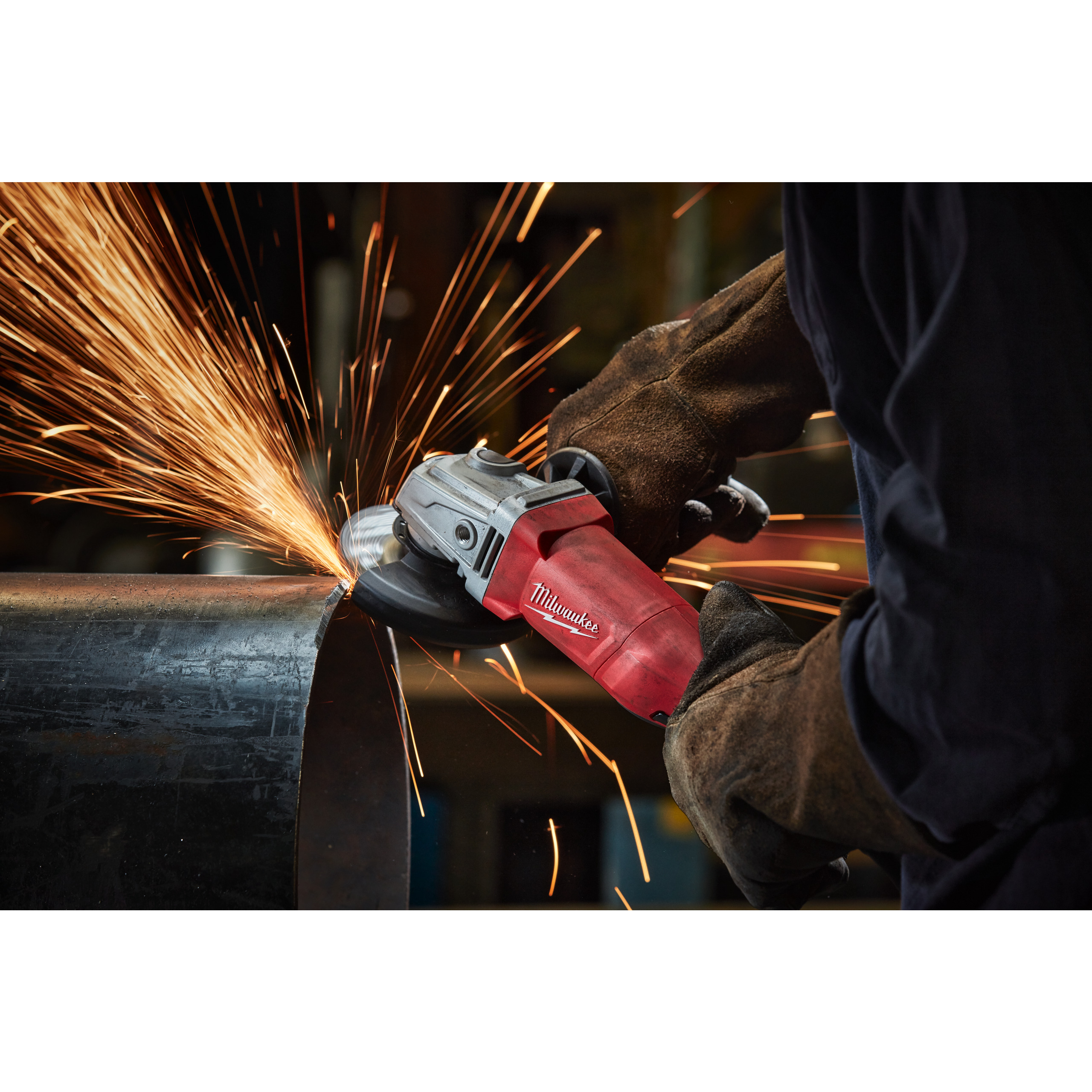 Milwaukee Winkelschleifer mit Totmannschalter AGV13-125XSPDE/Totmannschalter