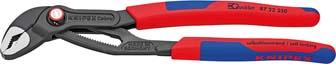 KNIPEX Wasserpumpenzange  Cobra QuickSet 8722250 mit 2-Komponenten-Griffen 250mm