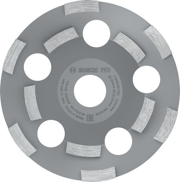 Bosch PRO Abrasive Schleifkopf, 50 x 125 mm, 22,23 mm