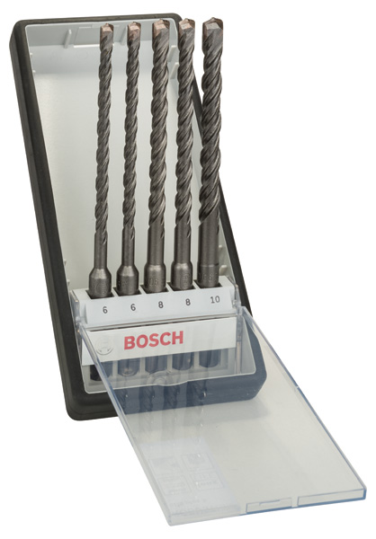 Bosch SDS plus-5 Hammerbohrer-Set, Robust Line, 5-tlg., 6–10&nbsp;mm