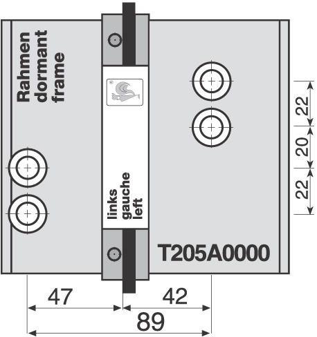Dr. Hahn Bohrlehre T205A0000 für Serie 60 AT