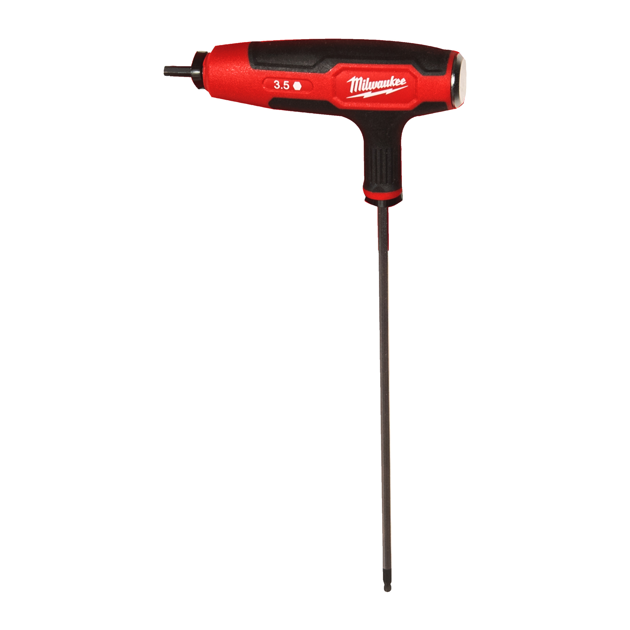 Milwaukee Schraubenzieher T-Griff 3,5 mm Innensechskant mit Softgrip-Auflage