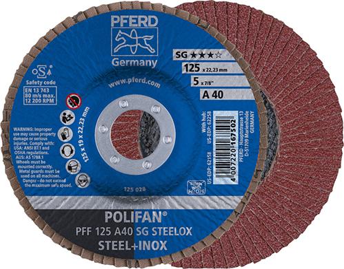 POLIFAN-Fächerschleifscheibe A SG STEELOX