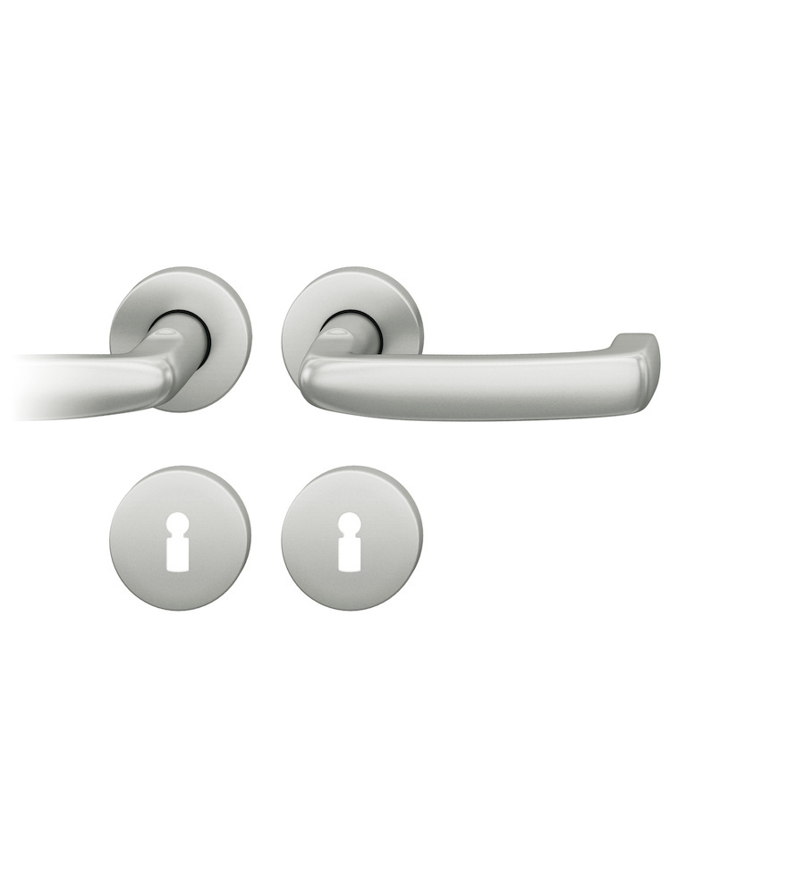 FSB Drückergarnitur mit Rosetten 12 1159, ASL, rund, VK 8,5 mm, mit Nocken, Edelstahl