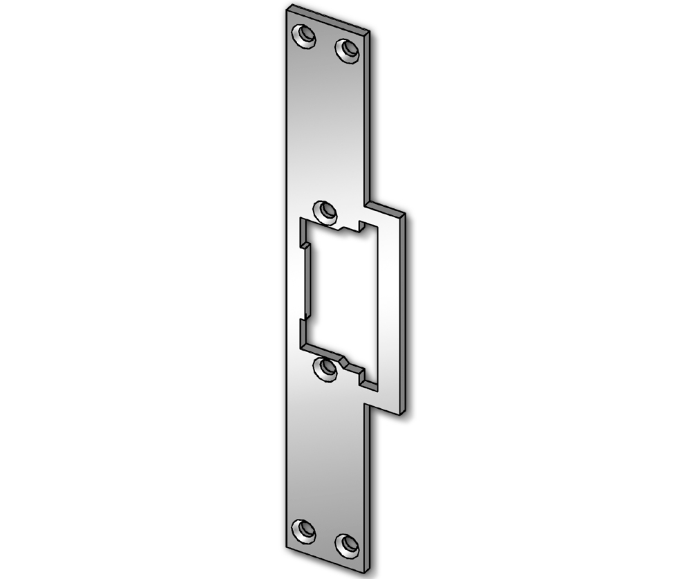 Lappenschließblech effeff für Türöffner 524, Stahl