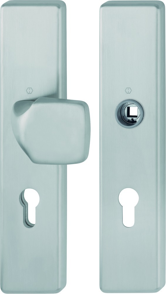 HOPPE Sicherheits-Wechselgarnitur E61G/2221/2210,LS eck.,12mm,ES1/PZ72/8,F69,TS37-47