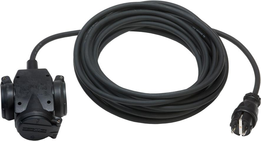 Verlängerungskabel mit 3-fach-Kupplung