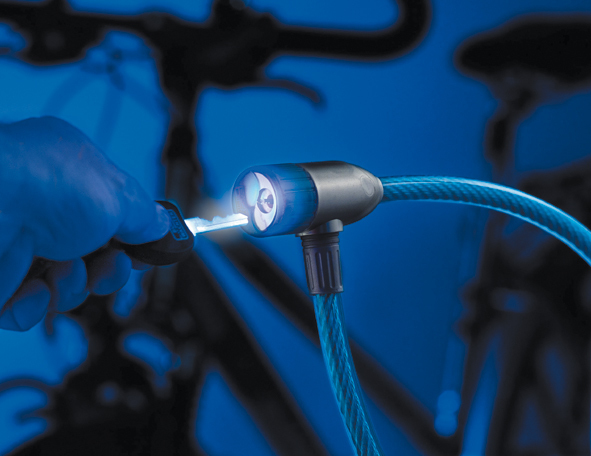 Stahlkabelschloss Burg Wächter 340, Stahl